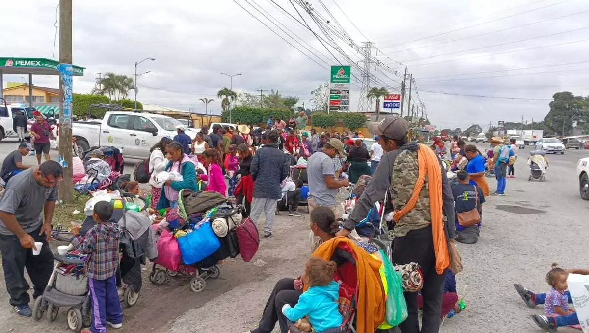 Caravana migrante sin intenci n de llegar a Estados Unidos